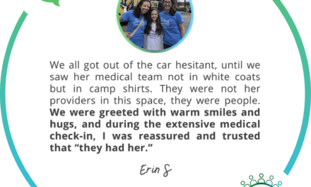 Camp Oasis gave us back our daughter