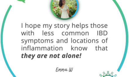 You are not alone if you have less common IBD symptoms or locations of inflammation