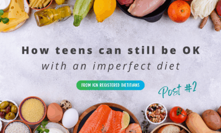 How teens can still be OK with an imperfect diet