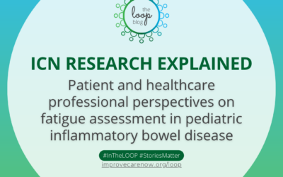 ICN Research Explained: Patient and healthcare professional perspectives on fatigue assessment in pediatric inflammatory bowel disease