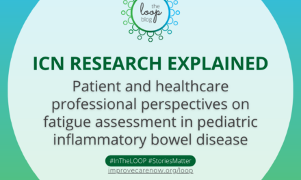 ICN Research Explained:  Patient and healthcare professional perspectives on fatigue assessment in pediatric inflammatory bowel disease