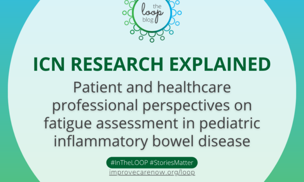 ICN Research Explained:  Patient and healthcare professional perspectives on fatigue assessment in pediatric inflammatory bowel disease