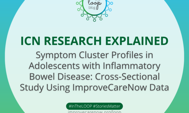 ICN Research Explained: Symptom Cluster Profiles in Adolescents with Inflammatory Bowel Disease: Cross-Sectional Study Using ImproveCareNow Data